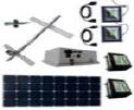 Solar Power Powered Sign Lighting Kit for a wide variety of applications; including flood lighting, monument & flag lighting, parking lot lighting, security lighting, billboard lighting, and to power LED and channel letter signs. Solar Powered Sign Lighting Kits that are easy to install.
