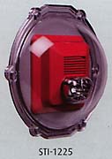 Strobe protective cover for flush mount applications.