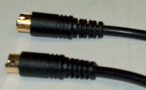 S-Video cable, gold plated contacts in many lengths