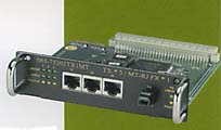 Compact module provides four-auto-negotiating 10/100BaseTTX RJ-45 connections