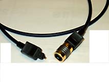 tos-link cable with gold coupler 