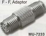 mini uhf female-female adaptor
