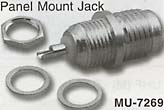 mini uhf panel mount jack connector