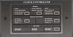 edwards system digital clock timer/controller, timing & scoreboard functions